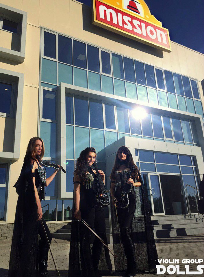 Инструментальное электро шоу&nbsp;Violin Group DOLLS - скрипичное шоу и фоновая музыка : 