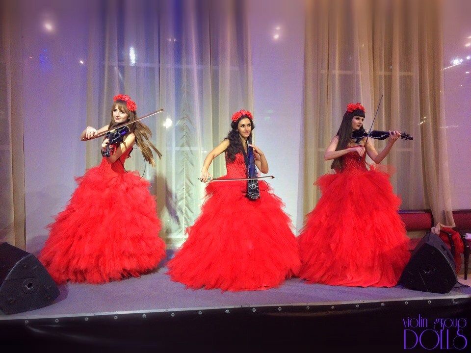 Инструментальное электро шоу&nbsp;Violin Group DOLLS - скрипичное шоу и фоновая музыка : 