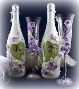 Свадебные аксессуары ручной работы.Лепка,роспись.